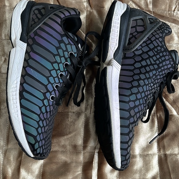 Adidas ZX Flux Xeno Reflective Iridescent Torsion Sneakers - Picture 3 of 8